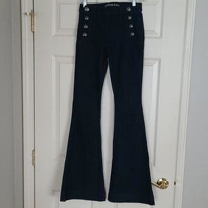 Express Factory Mid Rise Bell Flare Sailor Jeans